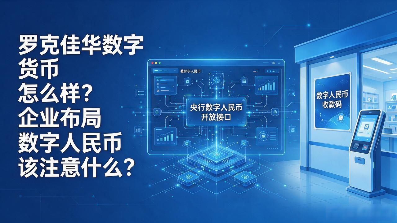 数字人民币合规基础设施_罗克佳华数字人民币服务商_罗克佳华 数字货币