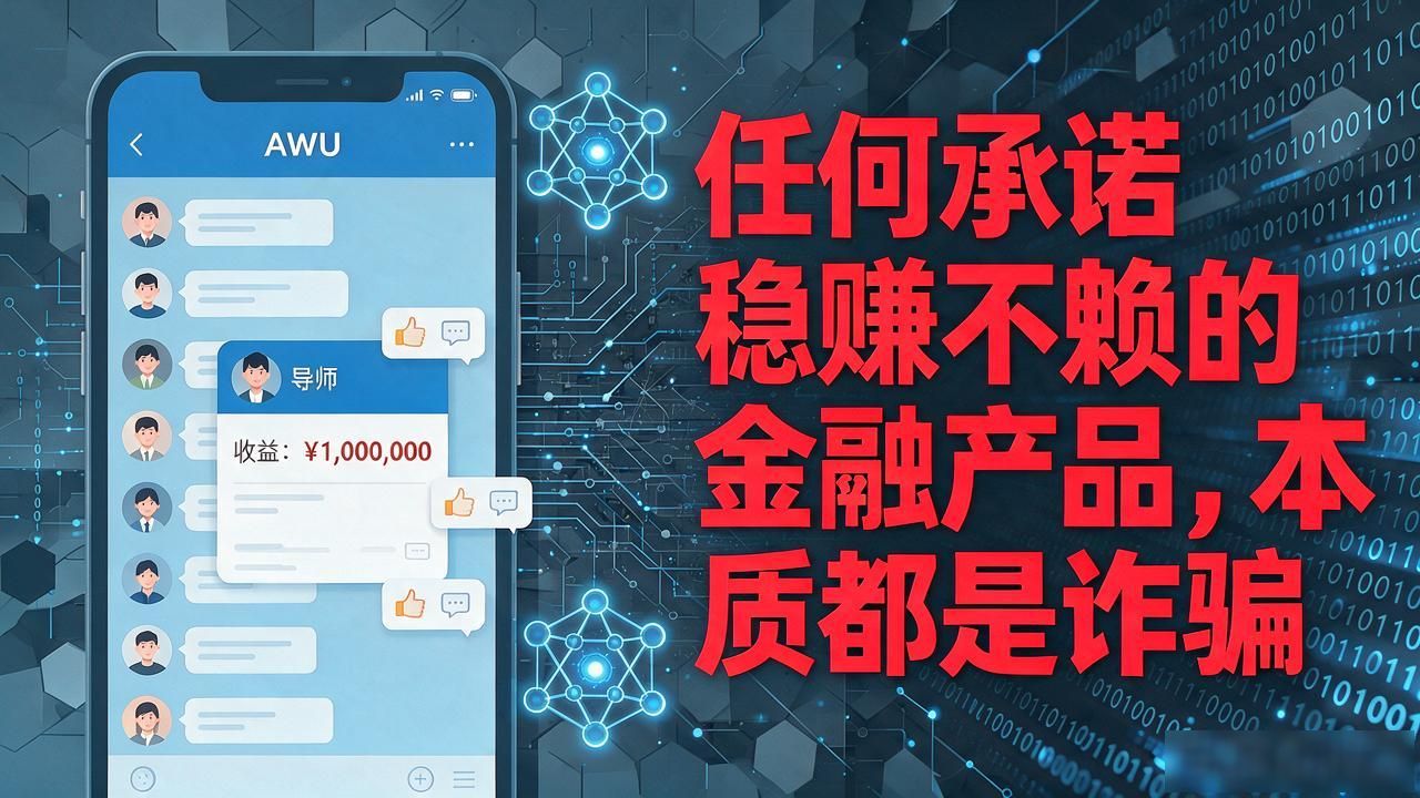 awu数字货币交易市场骗局_高收益承诺资金盘套路_awu数字货币交易市场骗局