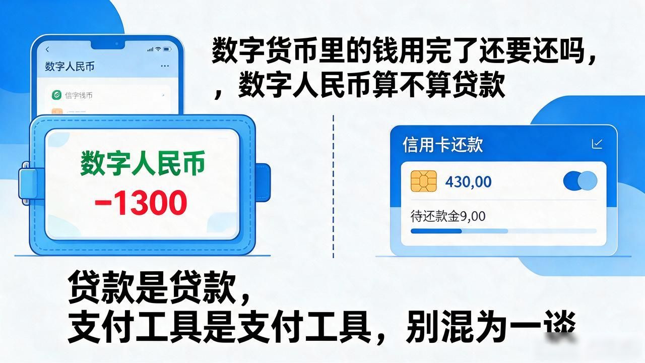 数字人民币使用误区_数字人民币还款问题_数字货币里的钱用还吗