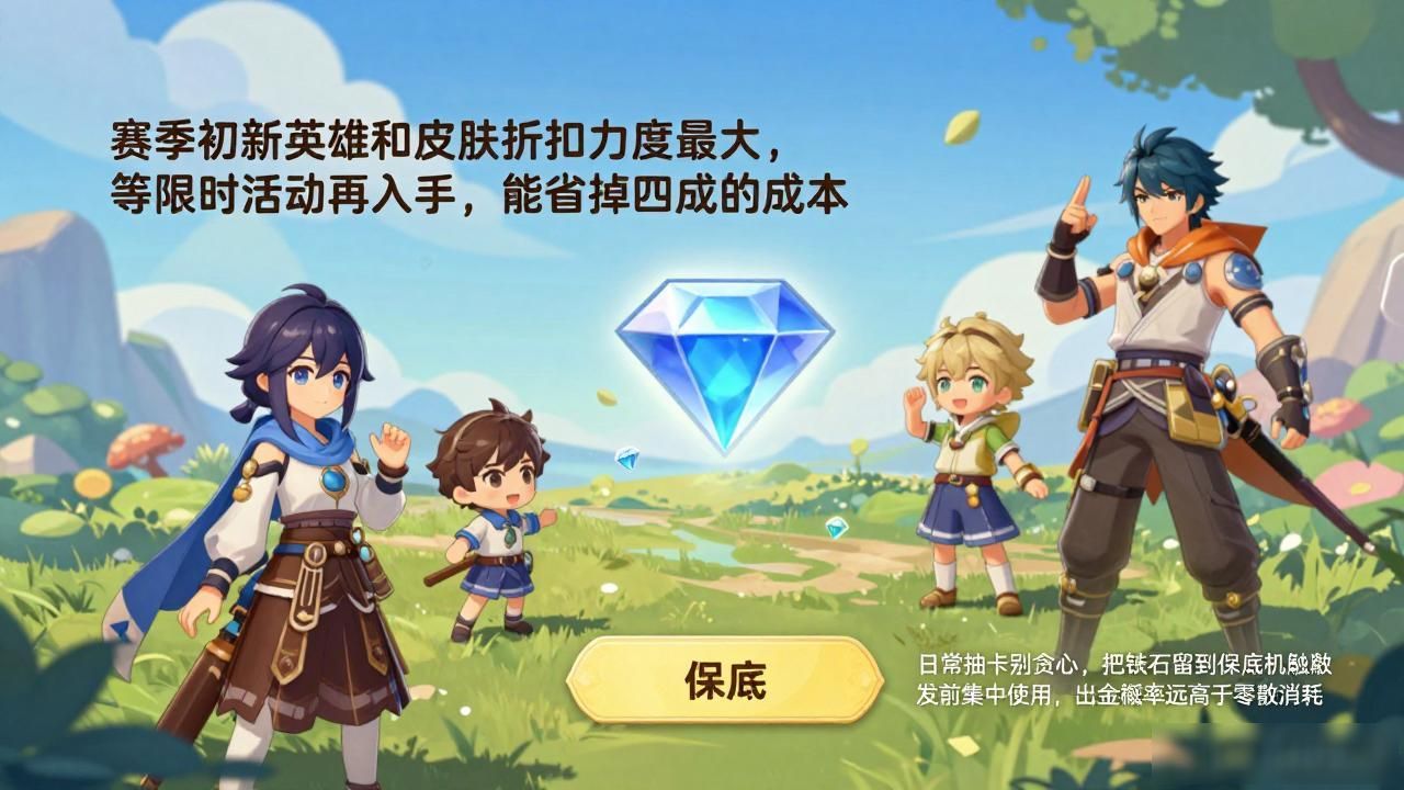 勇士的荣耀数字货币_钻石保底机制使用技巧_勇士的荣耀攒金币钻石攻略
