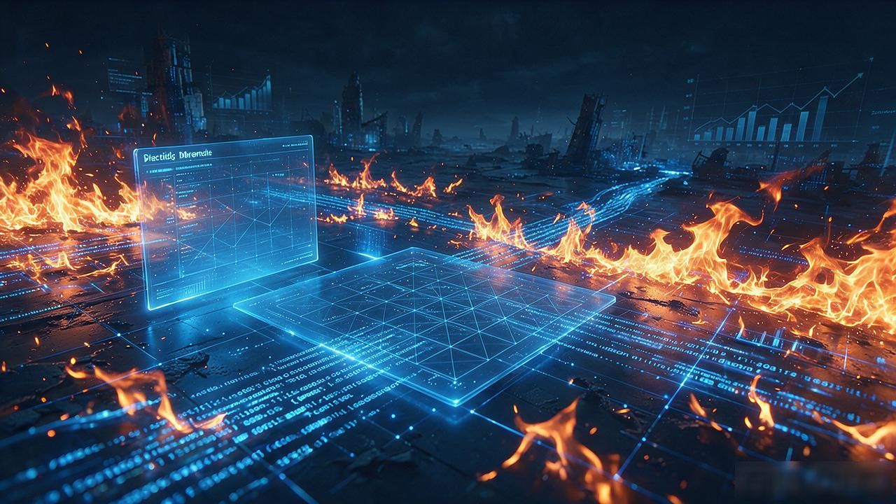 数字货币战场图片_数字货币视觉设计攻防张力表现_币圈战场图片色彩搭配技巧