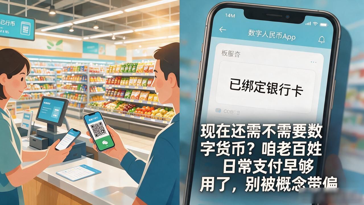 数字人民币使用体验_数字货币该不该弄_现在需要数字货币吗