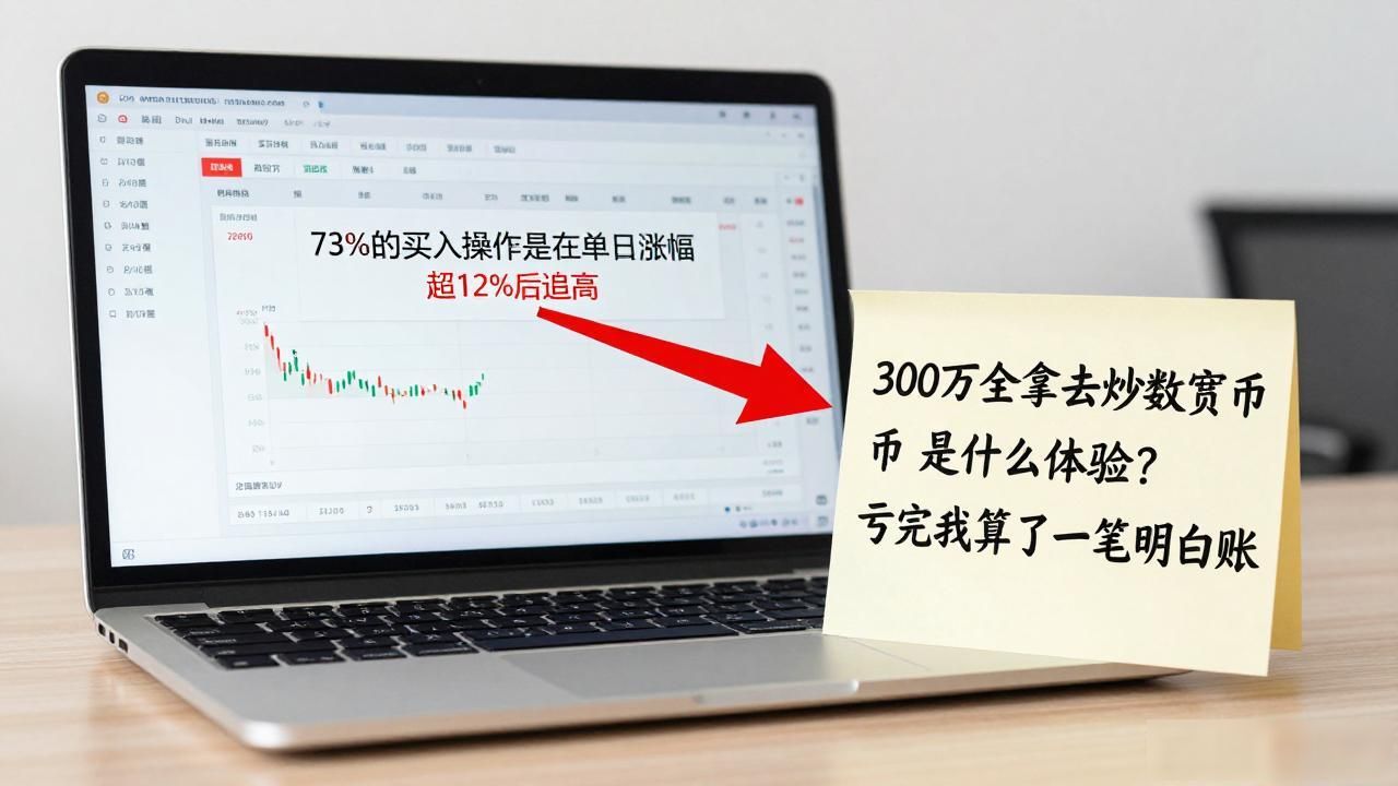 散户炒币情绪化交易教训_数字货币追涨杀跌亏损复盘_300万炒数字货币