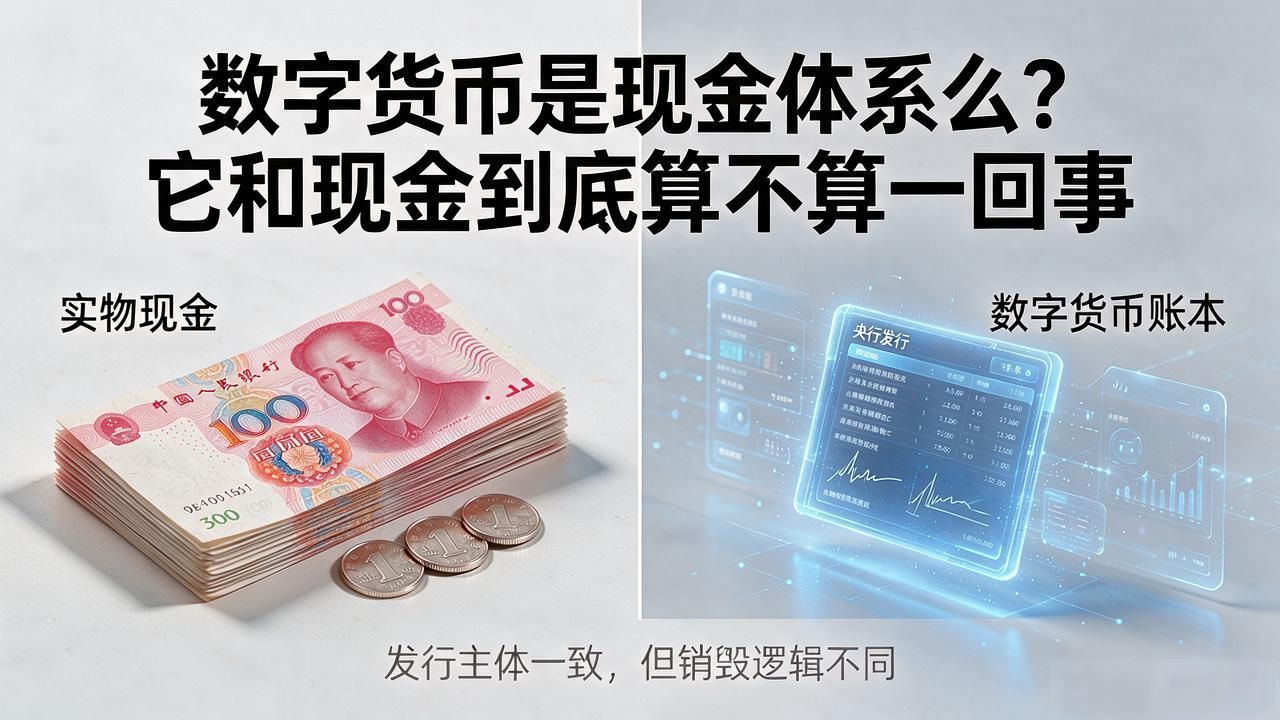 数字货币是现金体系么_数字人民币是否等同于传统现金_央行数字货币与物理现金的区别