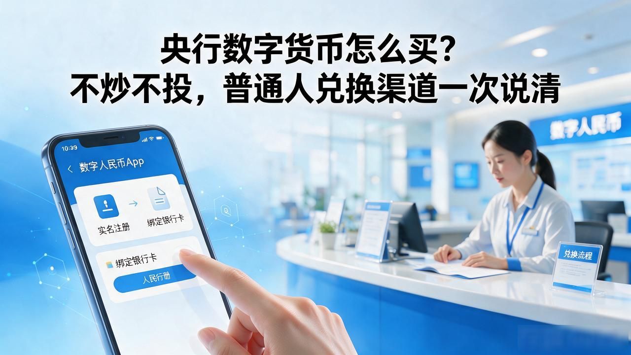 数字人民币怎么买_央行数字货币购买流程_怎么买央行数字货币