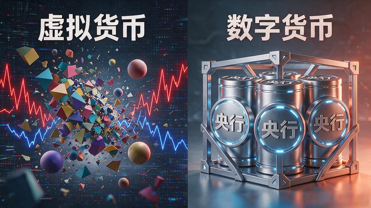 数字货币与虚拟货币_数字人民币与比特币的区别_央行数字货币vs虚拟货币风险
