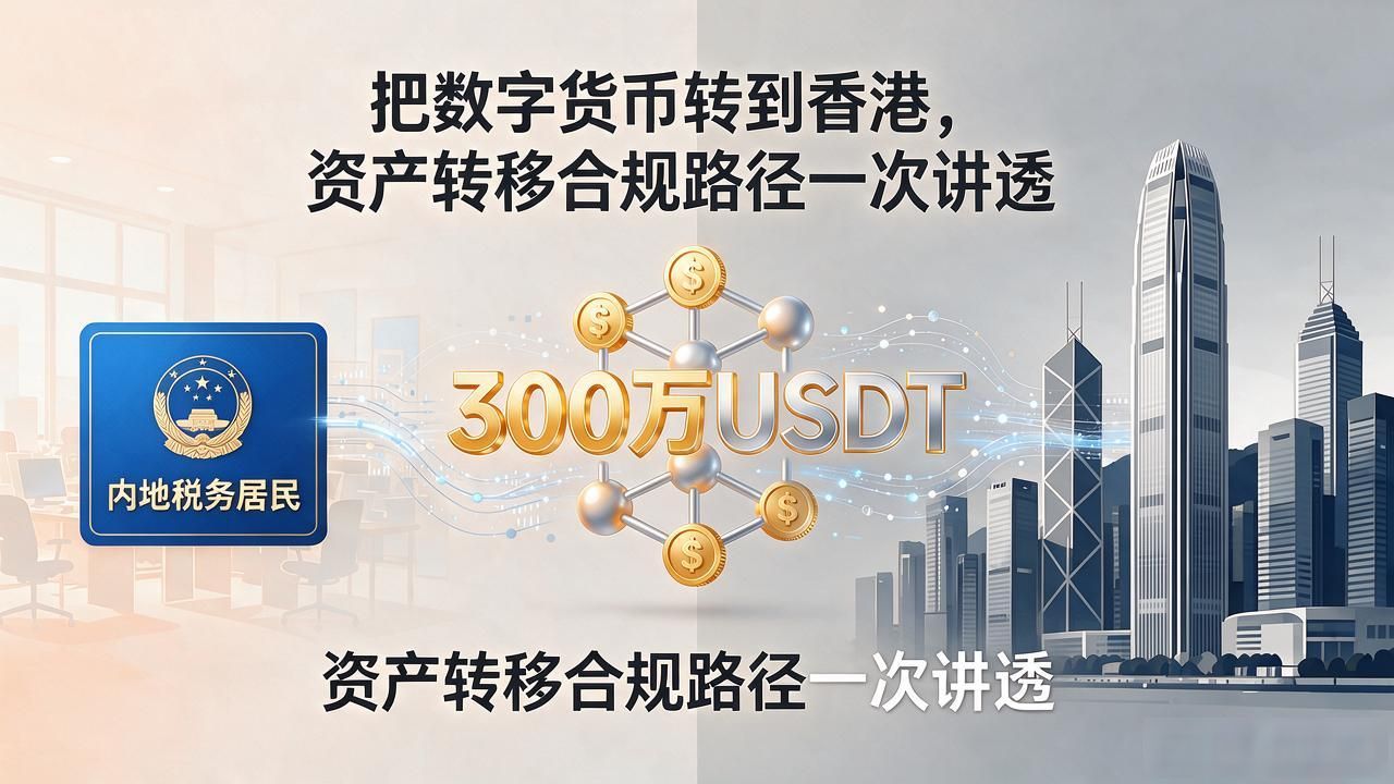 香港数字货币资产转移_比特币ETH转香港合规流程_高净值人士跨境数字资产税务申报
