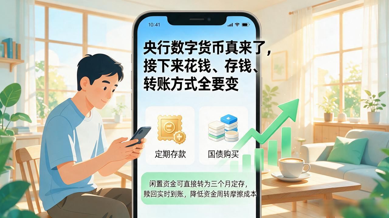 数字货币真来了_数字人民币跨行转账秒到_数字人民币支付场景