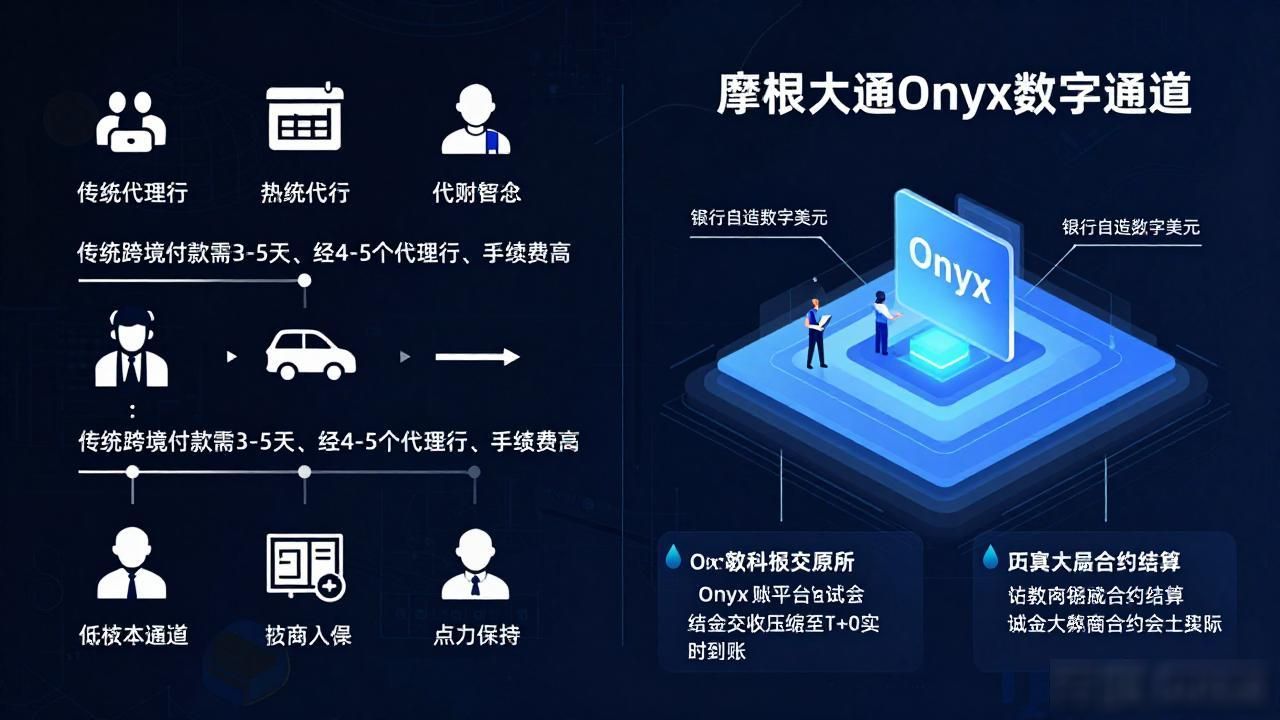 Onyx平台代币化国债商业票据测试_摩根大通数字货币原型_摩根大通JPM Coin机构级数字结算工具