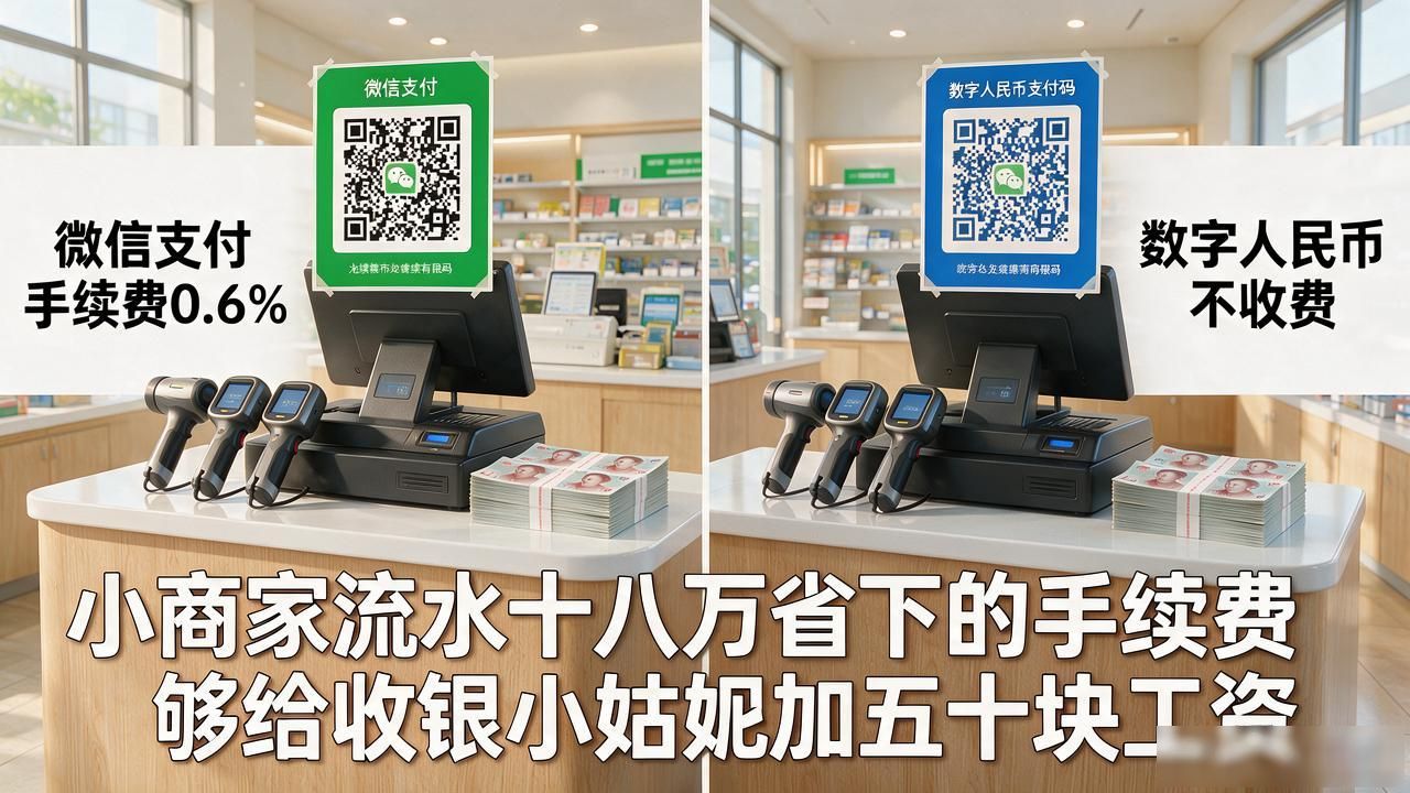 小饭馆微信支付 数字人民币 央行手续费_数字货币跟微信支付