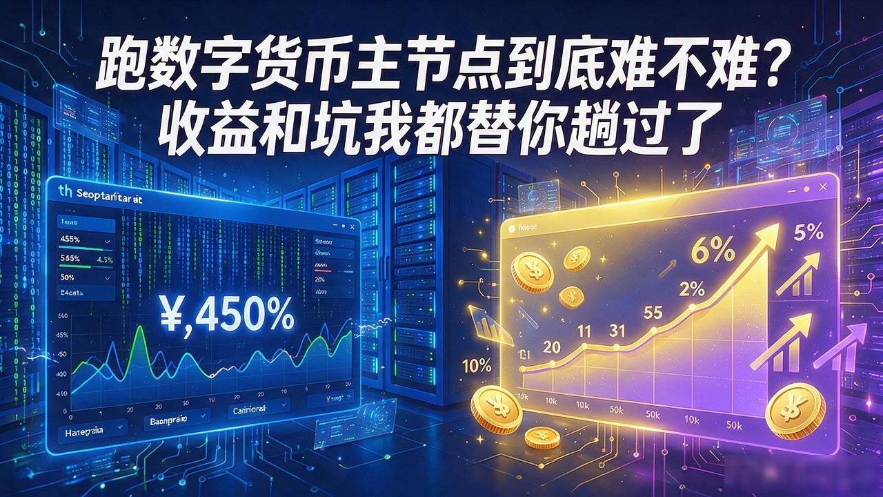 主节点 数字货币_中小公链节点收益分析_主节点运行细节