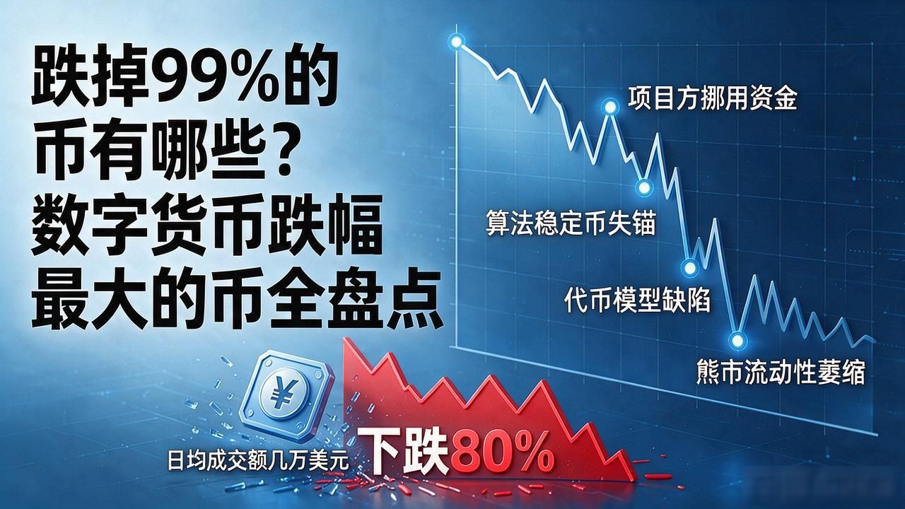 加密货币项目失败原因_代币经济模型缺陷_数字货币跌幅最大的币