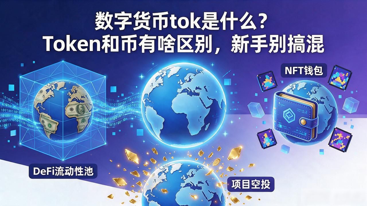 区块链上Token的实际应用场景_Token和币的区别是什么_数字货币tok是什么